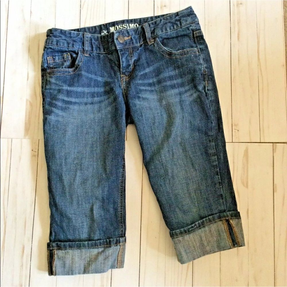 Mossimo Supply Juniors Capri Jeans Size 5 Cuff